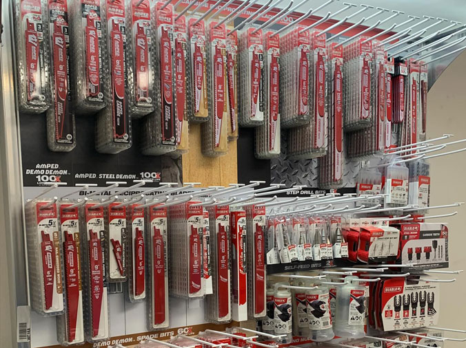 Diable tools display at Crawford Plumbing Supply Itasca IL